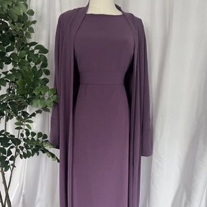 Four Piece Abaya - Purple