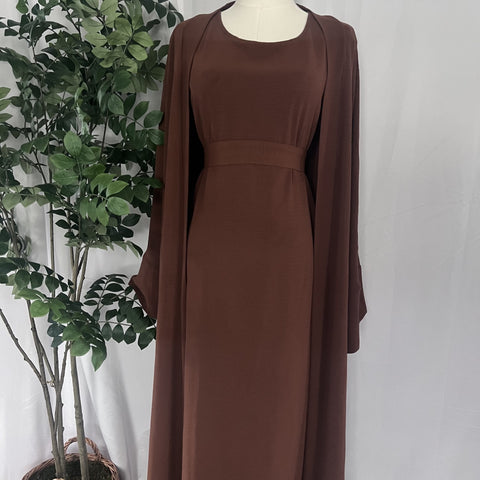 Four Piece Abaya - Bronze