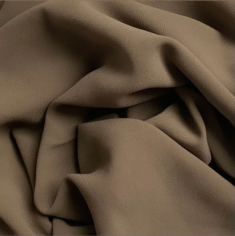 Classic Chiffon Hijab - Dark Taupe